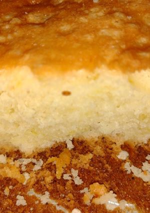 Una foto de Budín de limón súper liviano