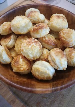 Hajtogatott sajtos pogi recept fotója