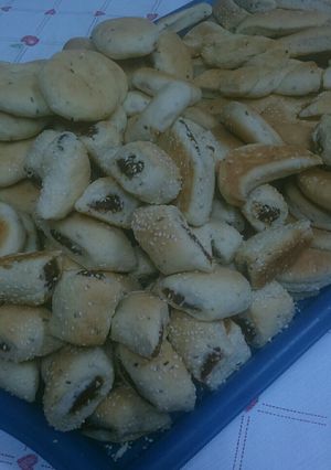 صورة لوصفة قراقيش (فطير بالتمر) 👌👌😋