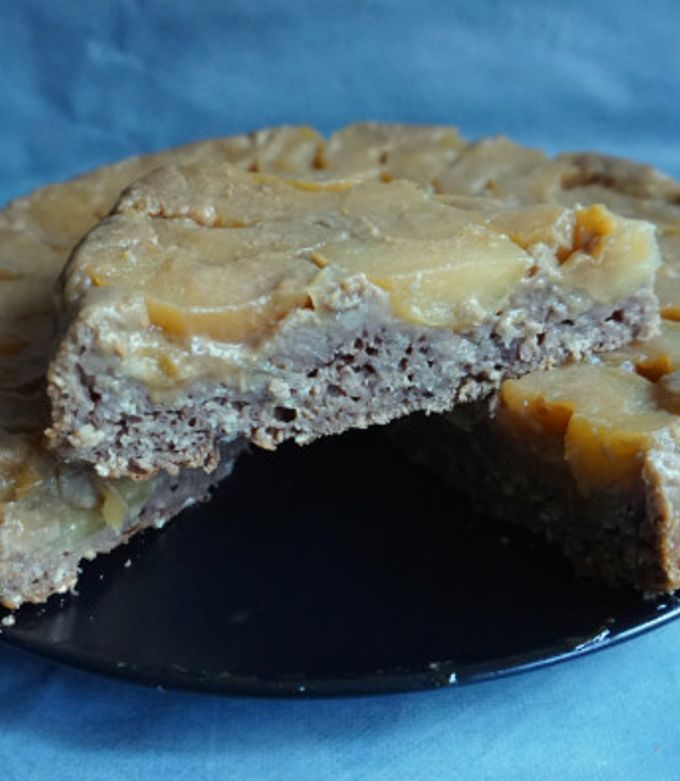 Une photo de Cake tatin pomme-châtaigne