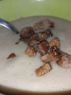 Una foto de Crema de apio