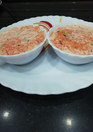 A picture of Carrot Kheer.