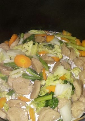 Foto resep Cap cay kuah bakso magic com