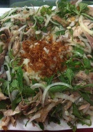Hình của món Gà lên mâm.