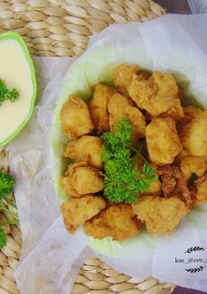 Foto resep Chicken Popcorn Saus Keju