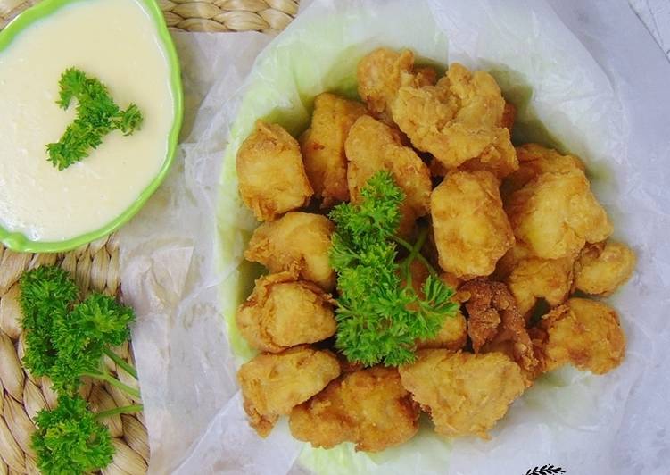 Resep Chicken Popcorn Saus Keju | Resep Bumbu Chicken Popcorn Saus Keju Yang Menggugah Selera