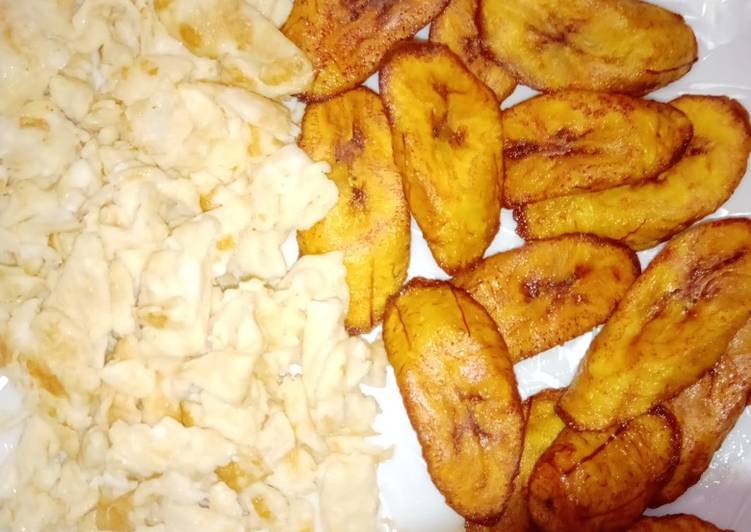 Recipe of Homemade Scrambled egg and plantain