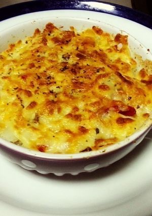 焗烤培根燻雞馬鈴薯 的食譜成品照片