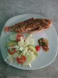 Pescado frito (huachinango)