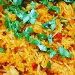 South indian style fried rice A picture of South indian style fried rice.