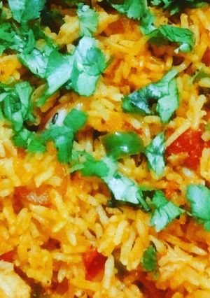 A picture of South indian style fried rice.