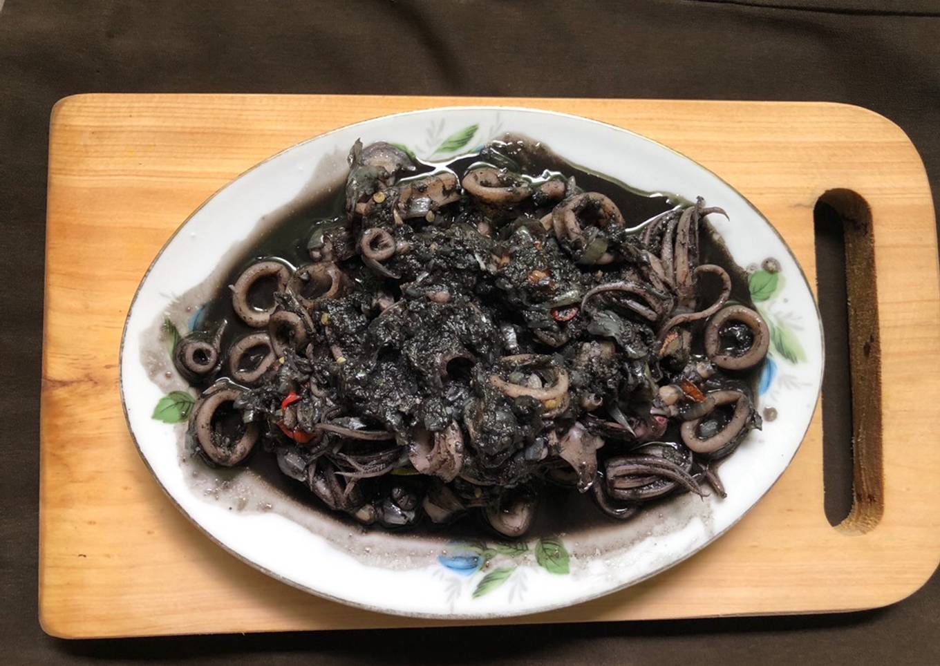 Cumi - cumi hitam pedas