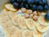 330 🍌Yogurt con frutta, avena e nocciole 🥜