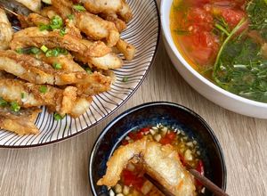 Hình của món Bún cá chấm.