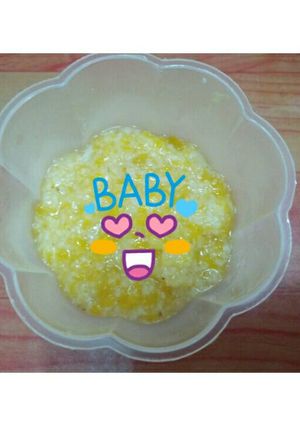 Foto resep Mpasi bubur labu nasi