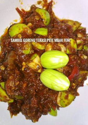 Foto resep Sambel goreng terasi pete sederhana