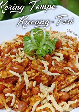 Foto resep Kering Tempe Kacang Teri
