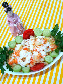 عکسی از دستور سالاد گل کلم