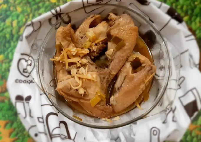 314. Hainanese Chicken (Ayam Tim ala Hainan)