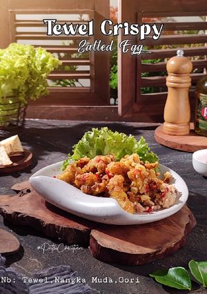 Foto resep Tewel crispy Salted Egg
