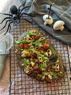 Une photo de ☆Pizza d’Halloween aux Champignons☆