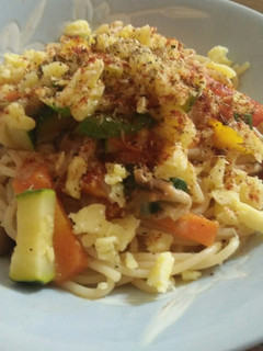 蔬食義大利麵 的食譜成品照片