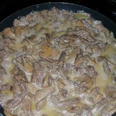A picture of Beef Stroganoff.