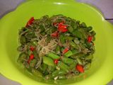 Buncis bihun cabai merah