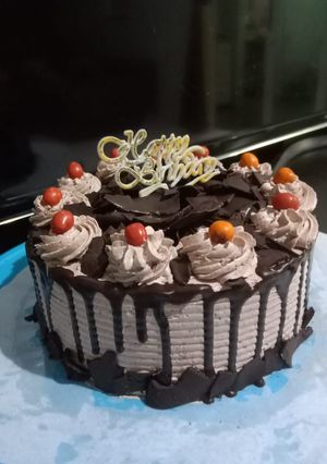 Foto resep Kue ulang tahun coklat