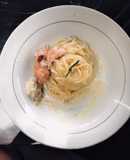Mì ý sốt kem (spaghetti white sauce)