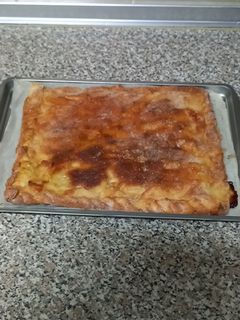 Una foto de Pastillo o empanadico de manzana y crema pastelera(Sin Gluten)