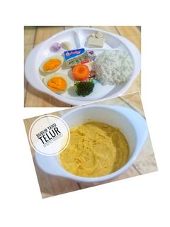 Foto resep Menu Lengkap MPASI 6+ (Bubur Tahu Telur Wortel Brokoli)