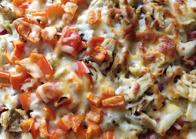 Chicken and Ham Pizza Chicken and Ham Pizza