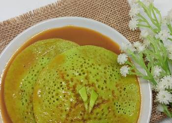 Resep Terbaik Serabi kuah kinca Gurih Mantul