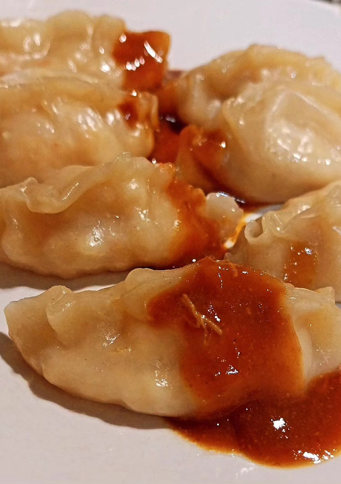 Una foto de Gyozas de suquet de rape y gambas