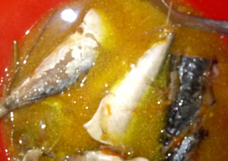 Resep Ikan salem bumbu sarden Lezat