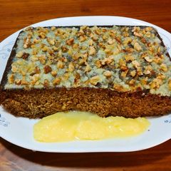 A picture of My Delicious Banana Cake😍🍌🍌🍌🍌🎂🎉🤹‍♀️.