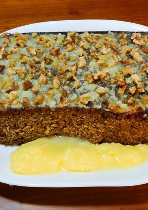 A picture of My Delicious Banana Cake😍🍌🍌🍌🍌🎂🎉🤹‍♀️.