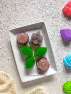 Foto resep Kue Lapis Bunga (Sagu)