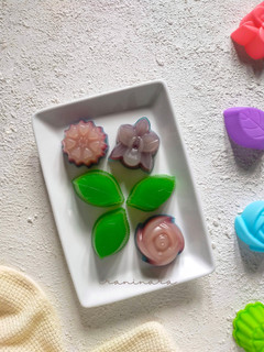Foto resep Kue Lapis Bunga (Sagu)