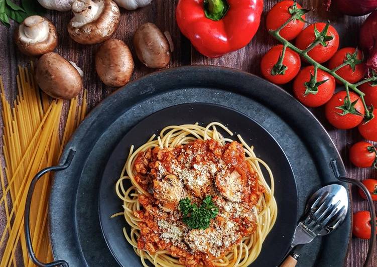 Cara Mudah Buat Spaghetti Bolognese #phopbylinimohd #batch21 yang Sedap