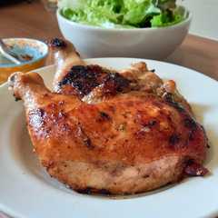 Ayam panggang teflon - Gai yang (ไก่ย่าง) রেসিপির প্রধান ছবি
