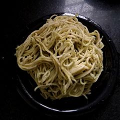 Basil Pesto Sesame Noodles A picture of Basil Pesto Sesame Noodles.