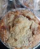 Muffins de Crumble de coco y dulce de leche