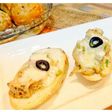 Open pizza sandwich