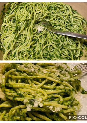 A picture of Fresh Wild Garlic Pesto.