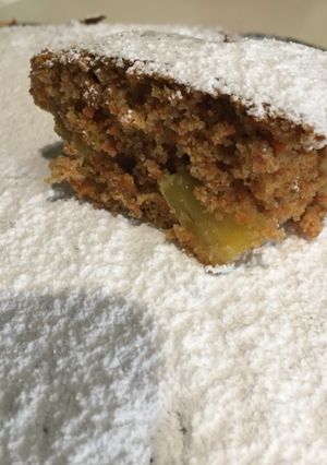 Una foto de Bizcocho de Zanahoria y Especias (carrot cake)