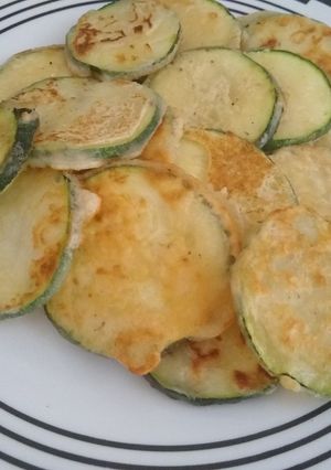 Una foto de Calabacín tipo tempura
