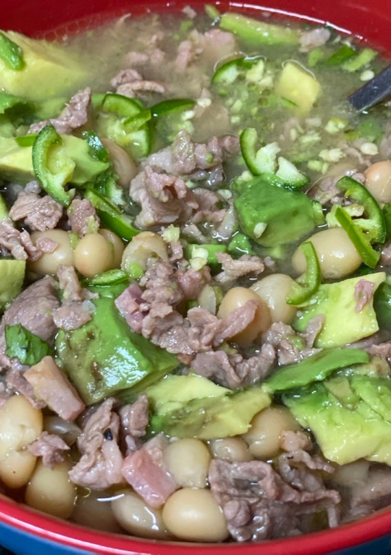 Una foto de Carne en su jugo fácil