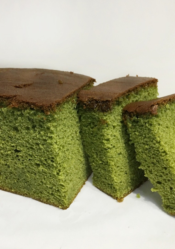 Una foto de Matcha Castella con miel